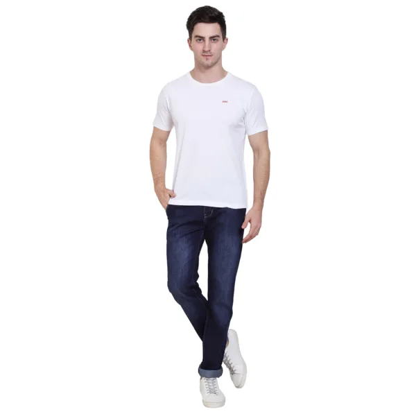 solid round neck t-shirt