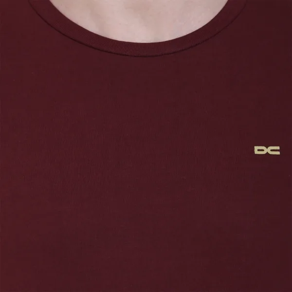 solid round neck t-shirt