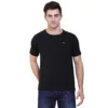 solid round neck t-shirt