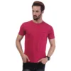 solid round neck t-shirt