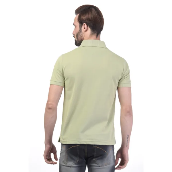 Men's Contrast Placket T-shirt