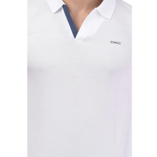 Men's Contrast Placket T-shirt