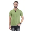 Men's Contrast Placket T-shirt