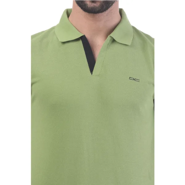 Men's Contrast Placket T-shirt