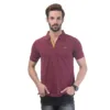 Men's Contrast Placket T-shirt