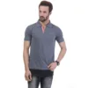 Men's Contrast Placket T-shirt