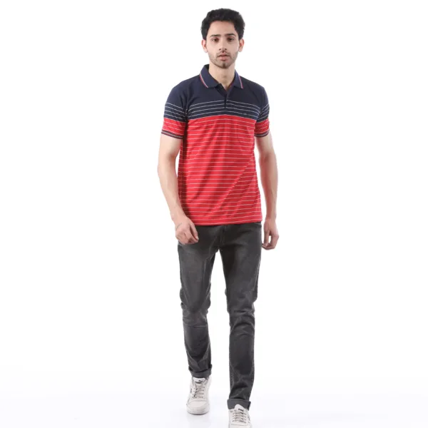 Stripe Polo T-shirt