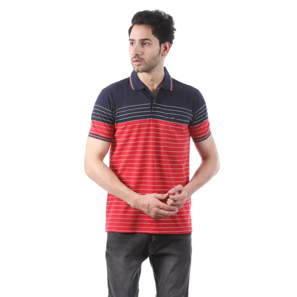 Stripe Polo T-shirt