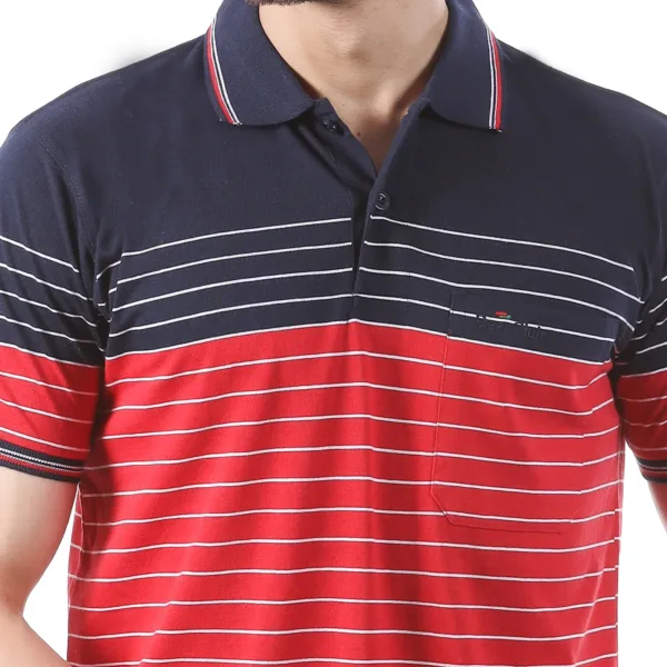 Stripe Polo T-shirt