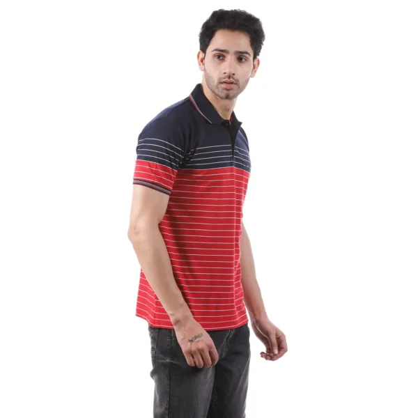 Stripe Polo T-shirt